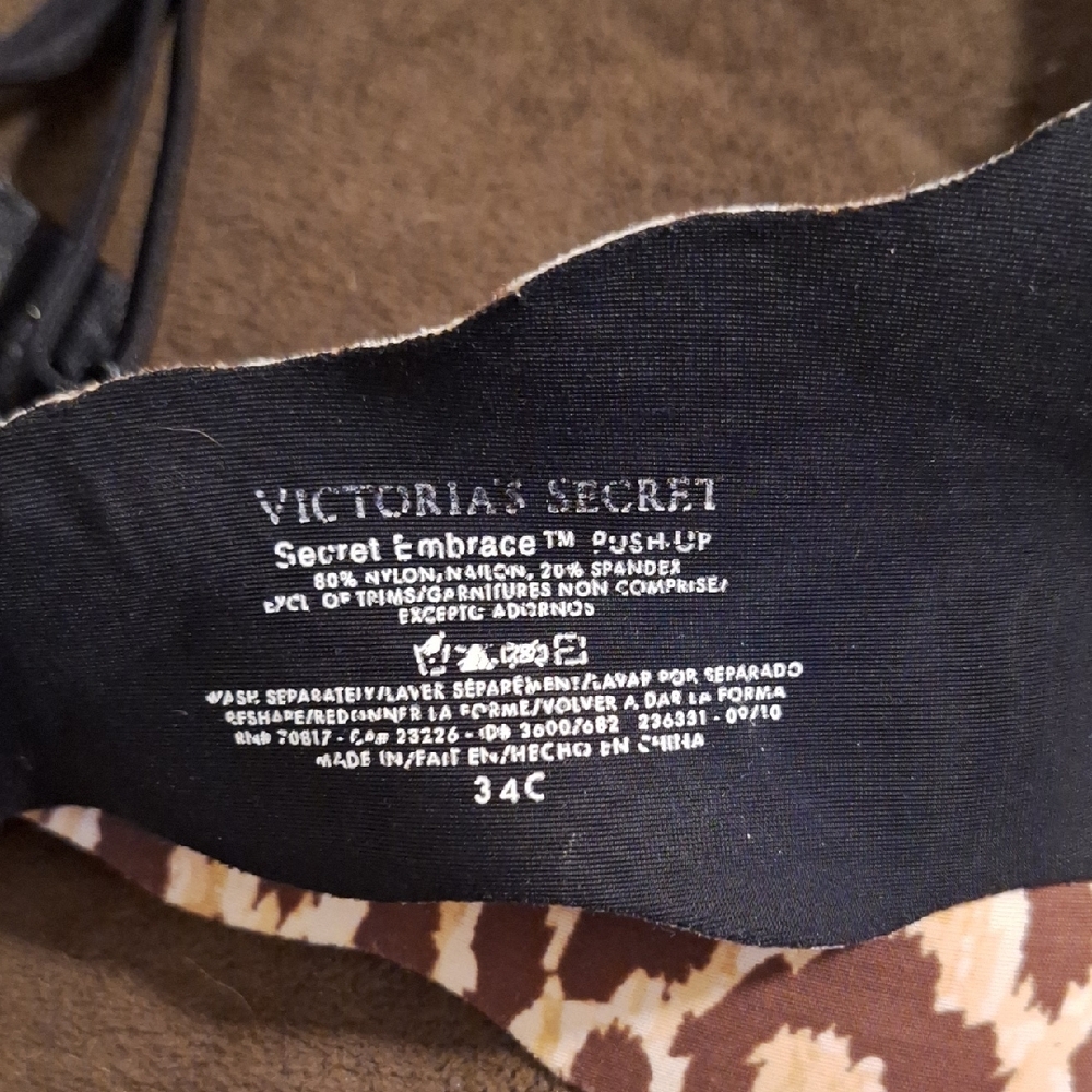 Victoria's Secret Brown Leopard Print Bra - Picture 3 of 3